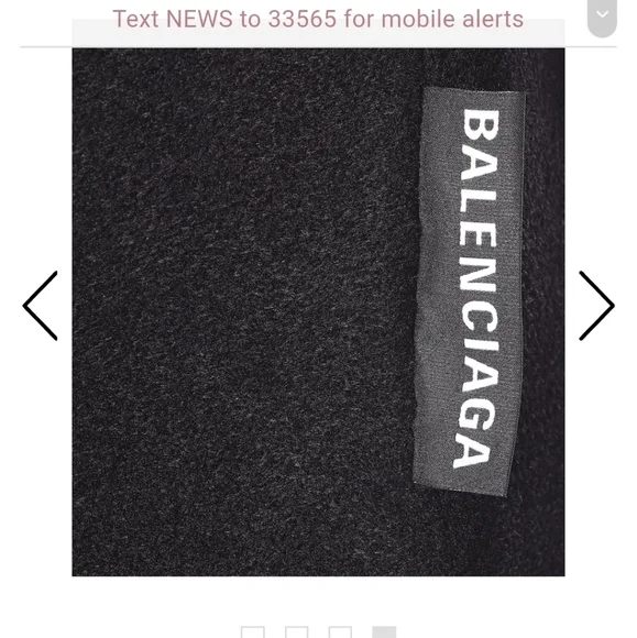 Balenciaga fleece mini dress - Picture 9 of 9